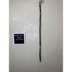 Brown  Genuine Leather Snakeprint Belt With Medal Rose Detailing